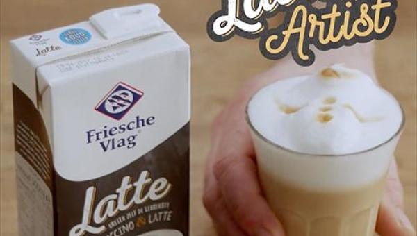 Thumbnail voor video: Word ook Latte Artist - Latte Sneeuwpop 3d